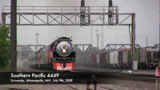 SP 4449 Steaming into the Twin Cities