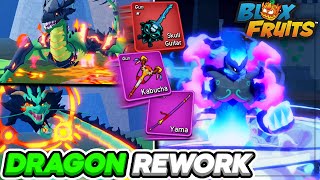 AWAKEN the 2 DRAGON REWORK and NEW GAS FRUIT from the NEW BLOX FRUITS UPDATE! (All Reworks)