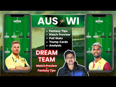 AUS VS WI Dream11 Team Prediction, WI Vs AUS Dream11, Australia Vs West ...