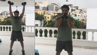 Hero Vishwaksen Latest Workout Video | Vishwaksen Workout At Home | Daily Culture