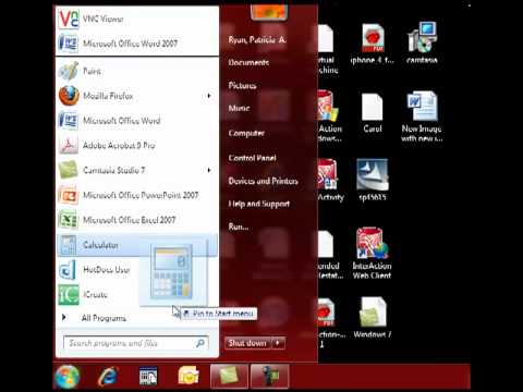 Windows 7 - Pin to Taskbar Windows 7 - Pin to Taskbar