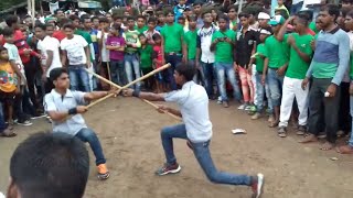 Lathi khel fight  to fight moharram in jhalda purulia