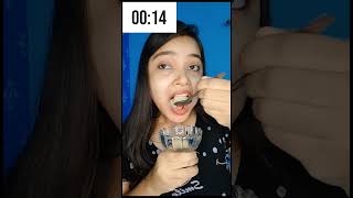 1 Rasgulla in 20 Second!! 🤍🤍 #challenge #food #foodchallenge #viral