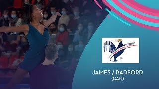 James/Radford (CAN) | Pairs FS | Internationaux de France 2021  | #GPFigure