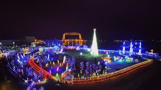 Bentleyville Tour of Lights Drone Experience