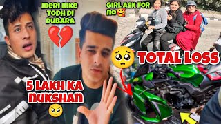 @aalyanvlogs1299 ka sath ride 💔 | @Motovloggerjannustunts || Training back workout