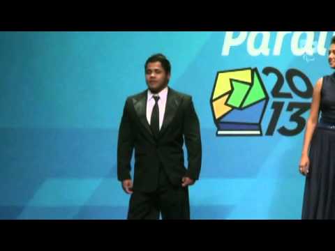 Cícerodantense representa o Brasil e recebe Prêmio Paralímpico 2013 - Vídeo