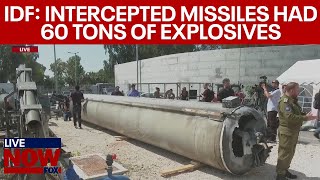 Israel-Iran conflict: IDF shows intercepted Iran ballistic missile, '110 fired'