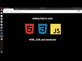 Adding Tabs To a Div: HTML, CSS & JavaScript