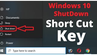 How To Shutdown Laptop Using Keyboards || Shutdown Shortcut Key In Laptop #shutdown​