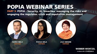 POPIA Webinar Series - Part 3 | Webber Wentzel