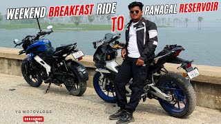 Weekend Breakfast Ride To Panagal Reservoir | #telugumotovlogs #telugumotovlogger #telugumemes #vlog