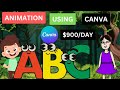 How to Make FACELESS KIDS 2D ANIMATION Videos EASILY Using CANVA & AI|Adobe Animate Tutorial