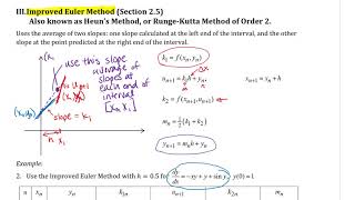 Improved Euler Method