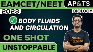 Body Fluids And Circulation in One Shot | Biology | NEET | EAMCET | Telangana and AP | Ajay Sir