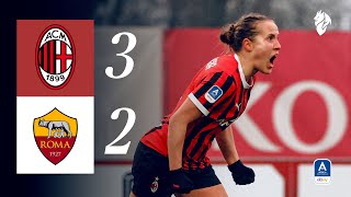 An exciting comeback victory | AC Milan 3-2 Roma | Women’s Serie A Highlights