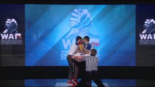 Junior 60kg man left hand semi final - Worlds 2013