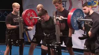 Men SJr 93kg - European Sub-Junior \u0026 Junior Classic Powerlifting Championships 2024