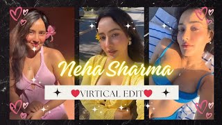 Neha Sharma ❤️Hot vertical editing of vital video 🔥💯#beauty #trending #viralreel
