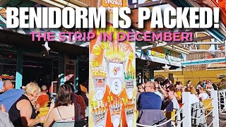 Benidorm is PACKED in December! - The strip is BOOMING with Warm Weather