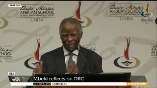 DRC Conflict | A look back at Mbeki's reflections on DRC