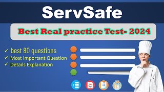 2024 ServSafe Manager Practice Test Best  80 Questions  #1