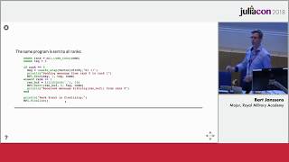 Parallel Computing With MPI-3 RMA and Julia | Bart Janssens | JuliaCon 2018