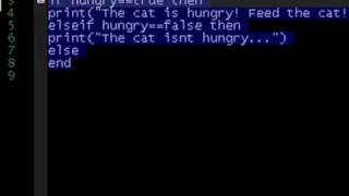 Lua Tutorial 4: If, ElseIf, and Else!