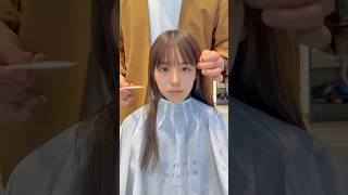 前髪カット✂︎ #横浜 #横浜美容室 #前髪カット　#カット動画　#みなとみらい