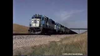 Burlington Northern/Chicago Northwestern In The Powder River Basin, WY -1991