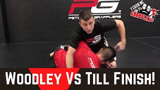 UFC Woodley vs Till Finish!... Top Half Guard DARCE!