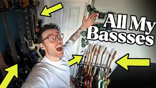My entire bass collection!