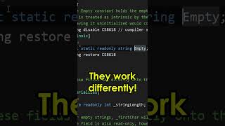 Empty String or string.Empty in C#?