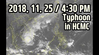 2018.11.25 / 4:30PM 현재 호치민 태풍(Usagi) 옴!! 여행 주의!! Current state of typhoon Usagi in HCMC [임한량]