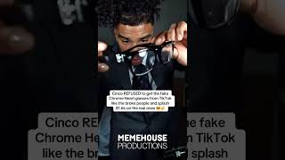 Cinco REFUSED to get the fake Chrome Heart glasses from TikTok like the broke people and splash