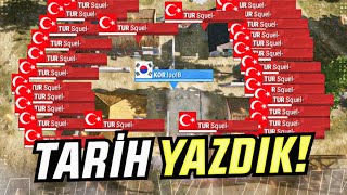 1 ADAM DAHİ KAYBETMEDİK PUBG KORE VS TÜRKİYE TOPLULUKLARI 32 VS 32 MAÇI #2