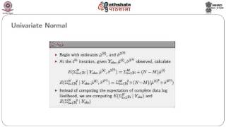 The Expectation MAximisation (EM) Algorithm