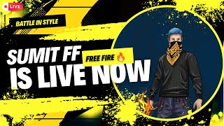 FREE FIRE LIVE🗿SUMIT GAMING🥰RANK PUSH🥵#freefirelive#nonstopgaming#classyff#shortslivefeed