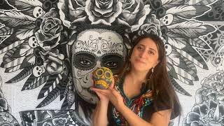 Watch Genesis Garcia create sugar skulls for Dia de los Muertos