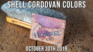 Horween Shell Cordovan Colors