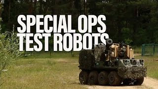 Special forces troops team up with robots? | MilTech