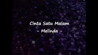 Download Mp3 Melinda - Cinta Satu Malam ~ Lirik