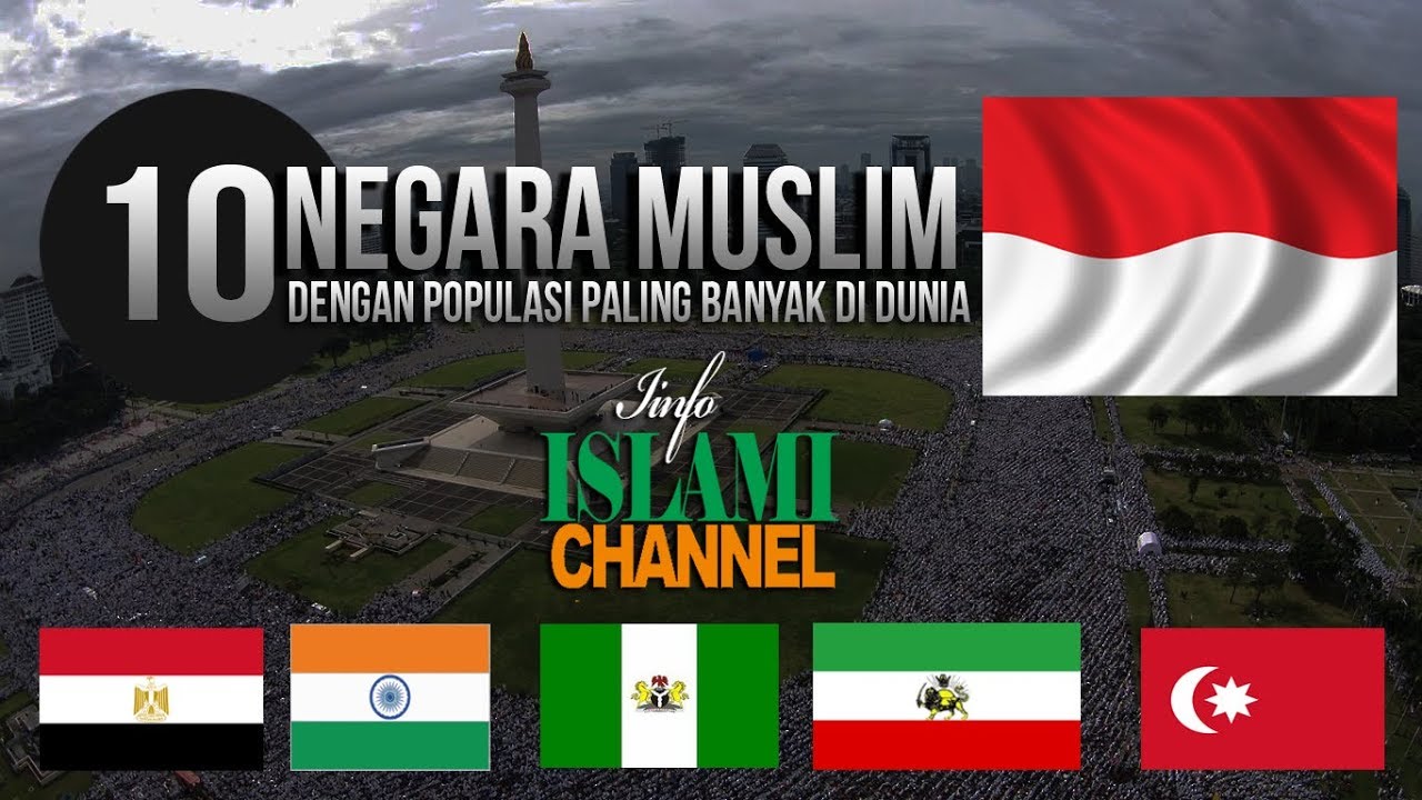 10 NEGARA MUSLIM TERBESAR DI DUNIA | KITA DI INDONESIA ADALAH UMAT ...