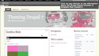 Drupal 7 Tutorial Using the theme developer module