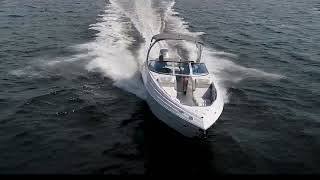 2024 290XSS Crownline Boats Running Drone Footage. www.boathouseh2o.com