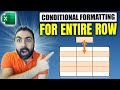 Apply Conditional Formatting 🎨 to an Entire Row in Excel