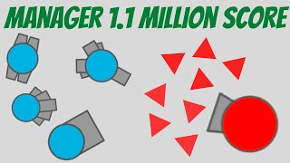 Diep.io | 1.17 Million Score Manager in 2TDM!