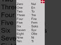 how to count to 10 in danish