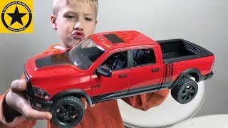 BRUDER Toys DODGE RAM for KIDS ♦ Bruder Trucks Test DRIVE by JACK JACK 👍