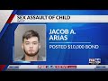 Man charged with sex assault of child in car